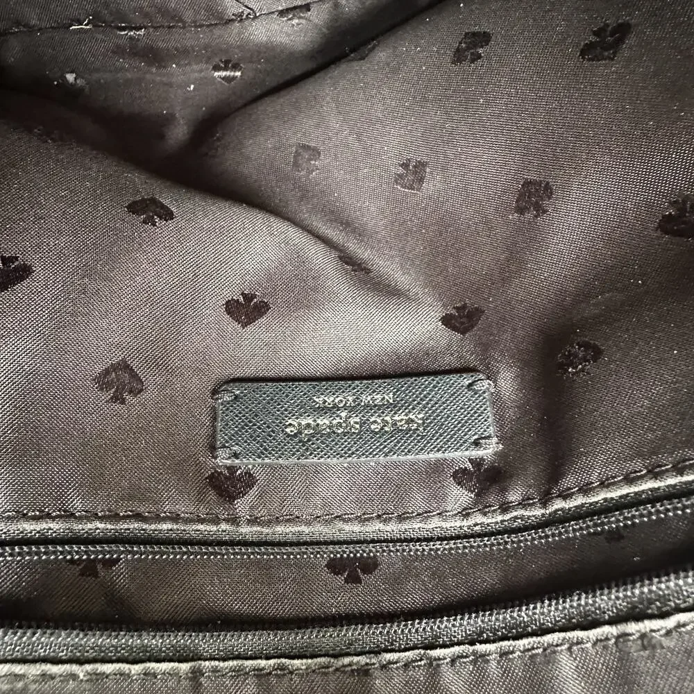 Kate Spade New York Purse Patterson Drive Leather Tote Satchel Black‎ With Strap